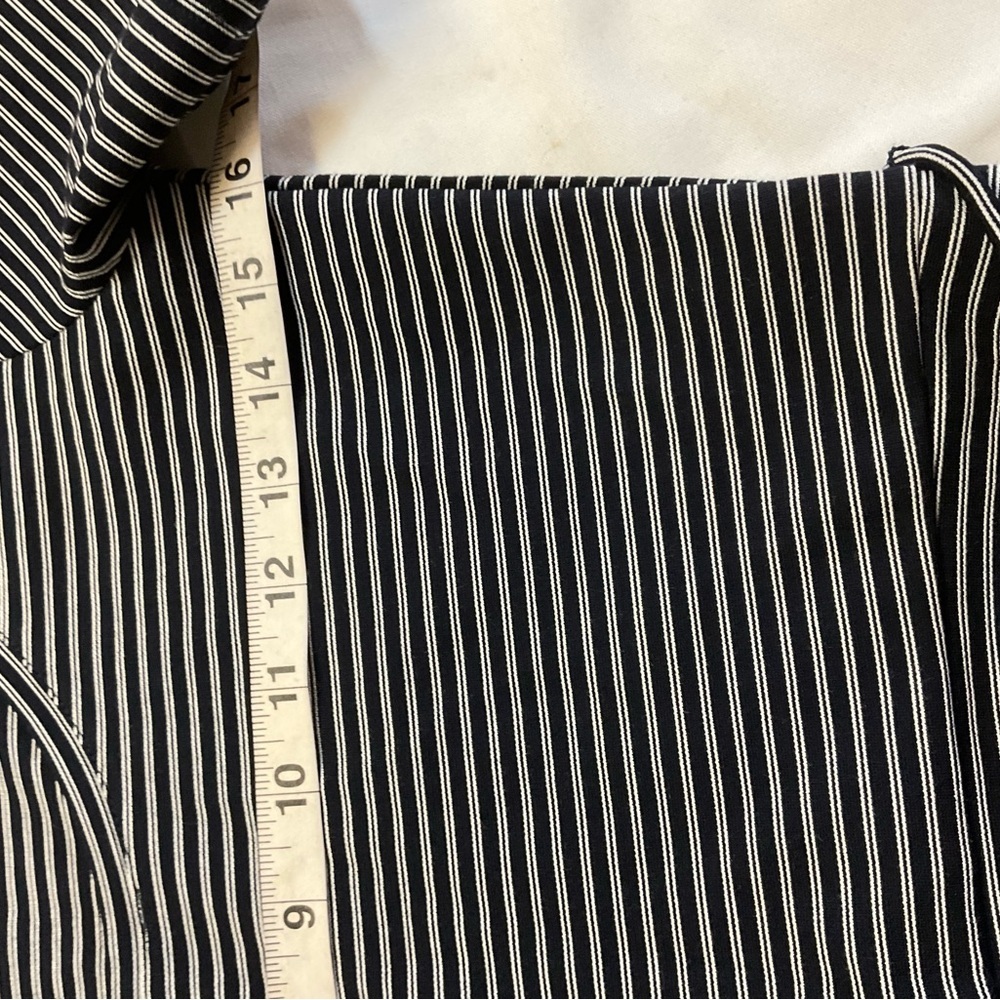 Club Monaco Striped Tie Waist Midi Dress Size S/P - Picture 7 of 11